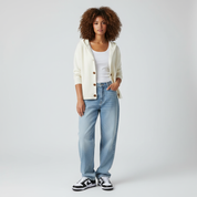 Teri Dames Cardigan – Zachte Katoenen Vest met Lange Mouwen en Capuchon