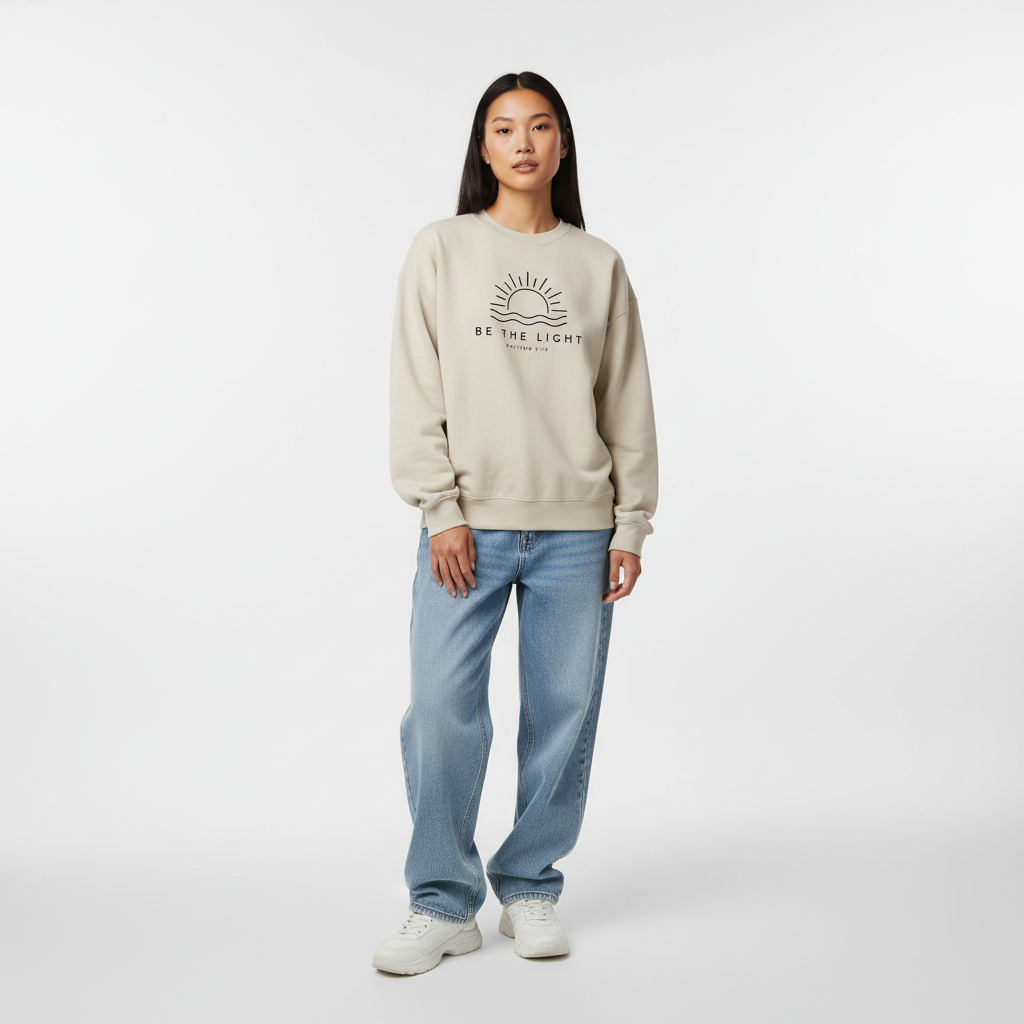 SoulWear Katoenmix Dames Sweater met Opdruk