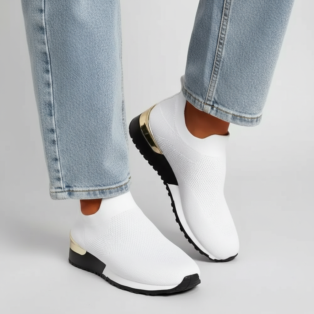 Dames Slip-On Sneakers met Puntige Neus – Stijlvolle en Comfortabele Schoenen