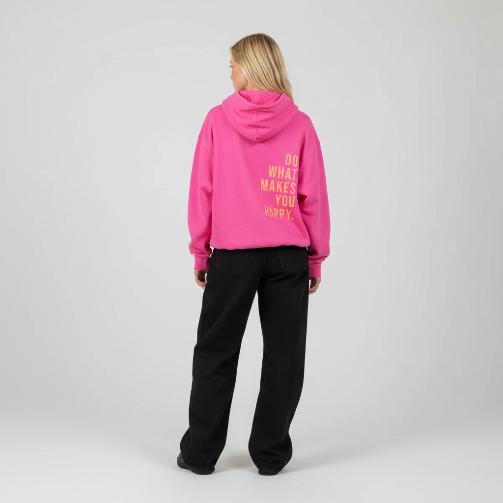 Katoenen Blend Dames Hoodie met Opvallende Letterprint