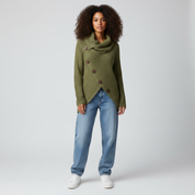 Gebreide Dames Trui met Asymmetrische Design | Oversized Coltrui