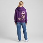 Warme Oversized Dames Hoodie - Streetwear Hoodie met Tekst op de Rug