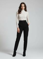 Elegante Kanten Dames Top | Sexy en Feestelijk