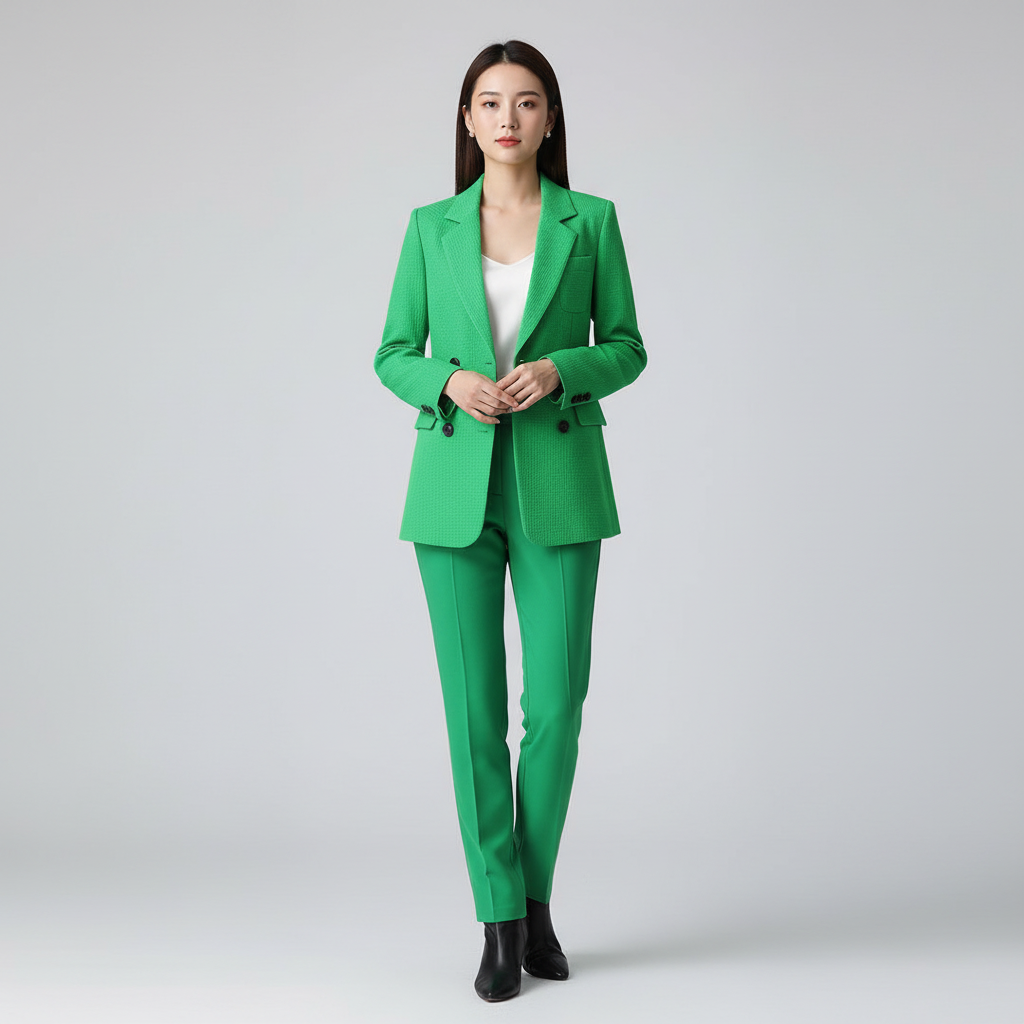 Dames Blazer met Dubbele Rij Knopen | Chique, Zakelijk