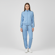 Trendy Tweedelig Dames Trainingspak met Luipaardprint Accenten