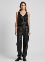 Dames Pailletten Top met Glitter Details | Feestelijk