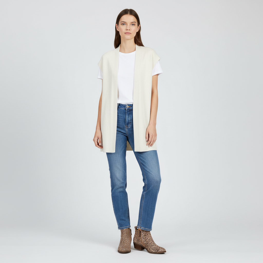 Dames Leren Enkellaarsjes met Comfort Fit en Zijrits