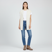 Dames Leren Enkellaarsjes met Comfort Fit en Zijrits