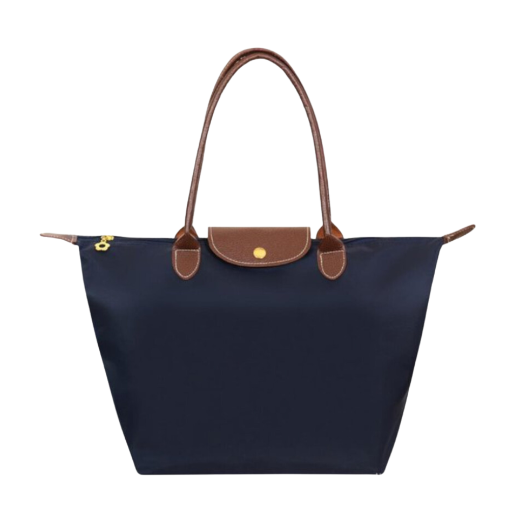 Dames Luxe Handtas met Leren Details – Grote Oxford Tas met Tijdloos Design