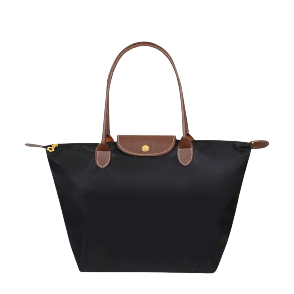 Dames Luxe Handtas met Leren Details – Grote Oxford Tas met Tijdloos Design