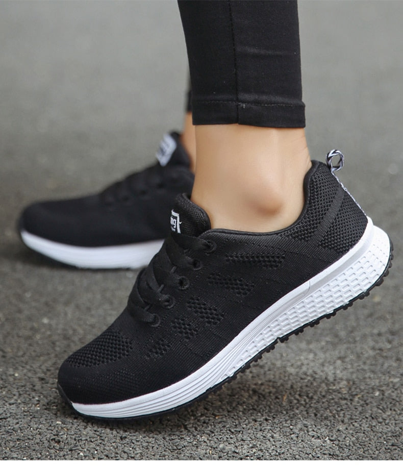 Ergonomische Dames Sneakers – Ademend Lichtgewicht Comfortschoenen voor Dagelijks Gebruik