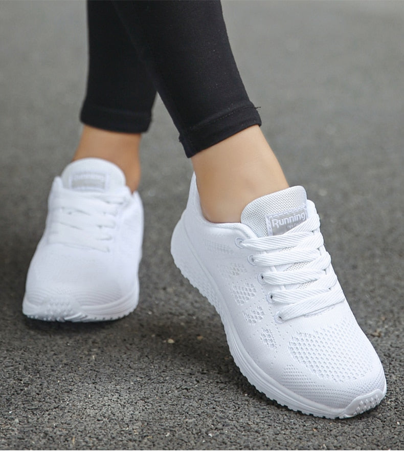 Ergonomische Dames Sneakers – Ademend Lichtgewicht Comfortschoenen voor Dagelijks Gebruik