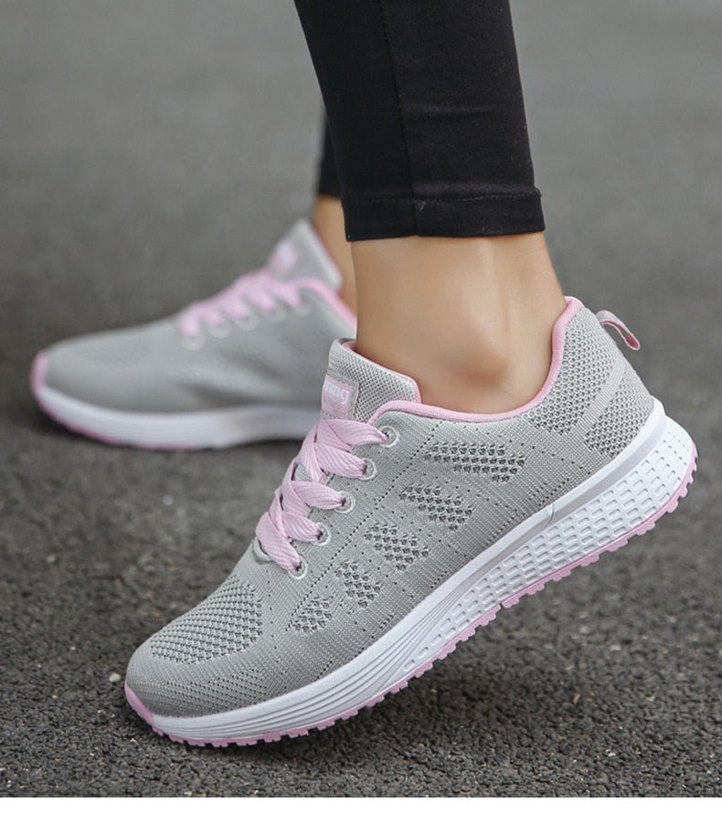 Ergonomische Dames Sneakers – Ademend Lichtgewicht Comfortschoenen voor Dagelijks Gebruik