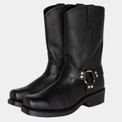 Leren Biker Laarzen voor Dames – Stoere Enkelboots van Echt Leer