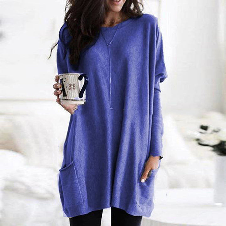 Moderne Dames Tuniek Met Relaxte Pasvorm