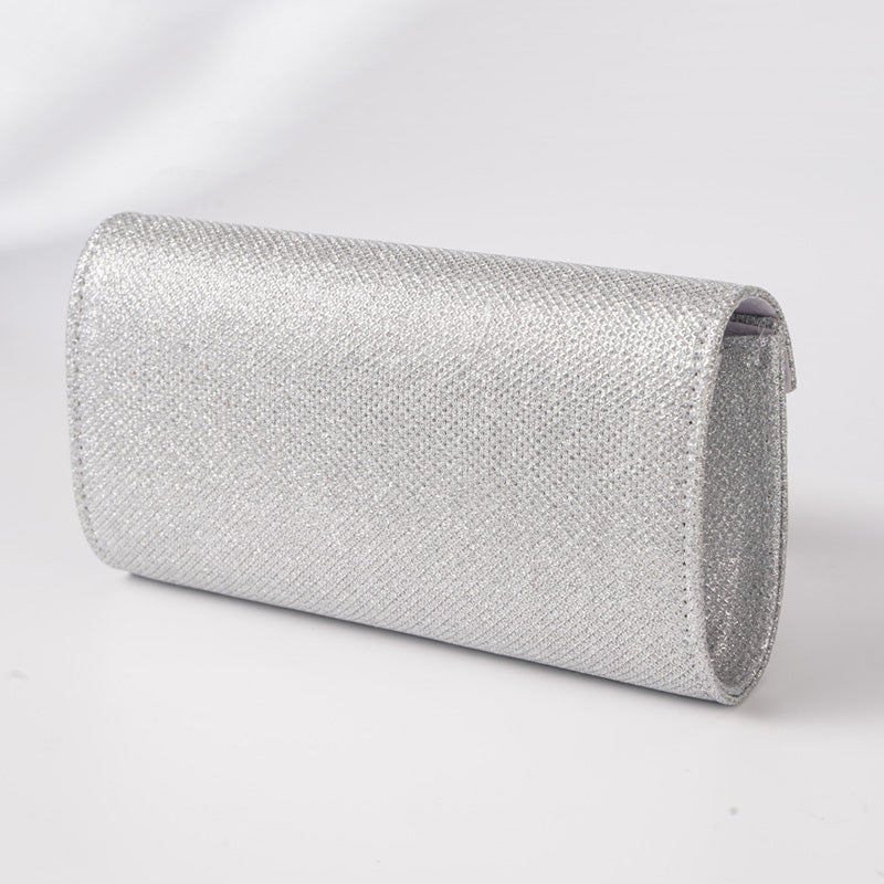 Luxe Glitter Clutch met Ketting