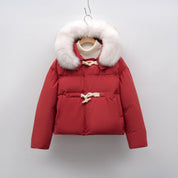 Dames Puffer Jas met Luxe Bontkraag