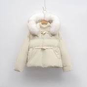 Dames Puffer Jas met Luxe Bontkraag