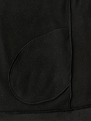 Fleece Katoenmix Dames Hoodie met Rits en Hoge Kraag