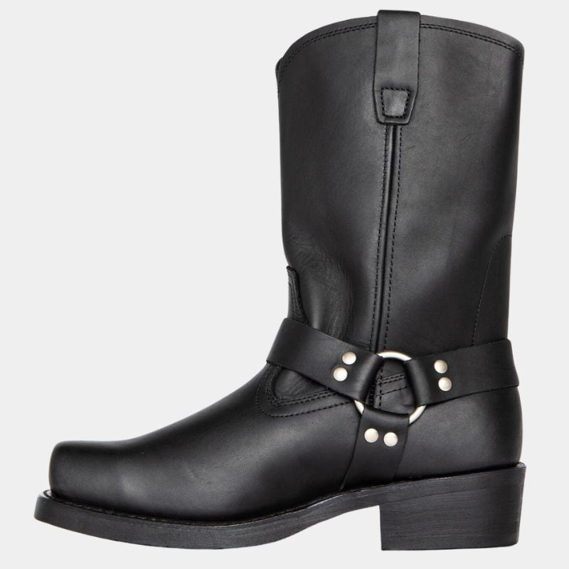 Leren Biker Laarzen voor Dames – Stoere Enkelboots van Echt Leer
