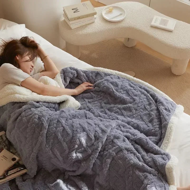 Luxe Fleece & Sherpa Deken - Ultiem Comfort in Diverse Kleuren & Maten