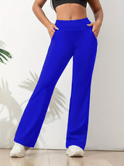Dames Bootcut Yogabroek met Hoge Taille