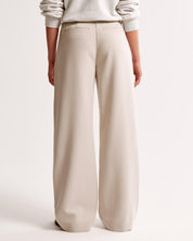 Hoge Taille Pantalon Dames – Geplooide Pantalon met Elegante Tapered Fit
