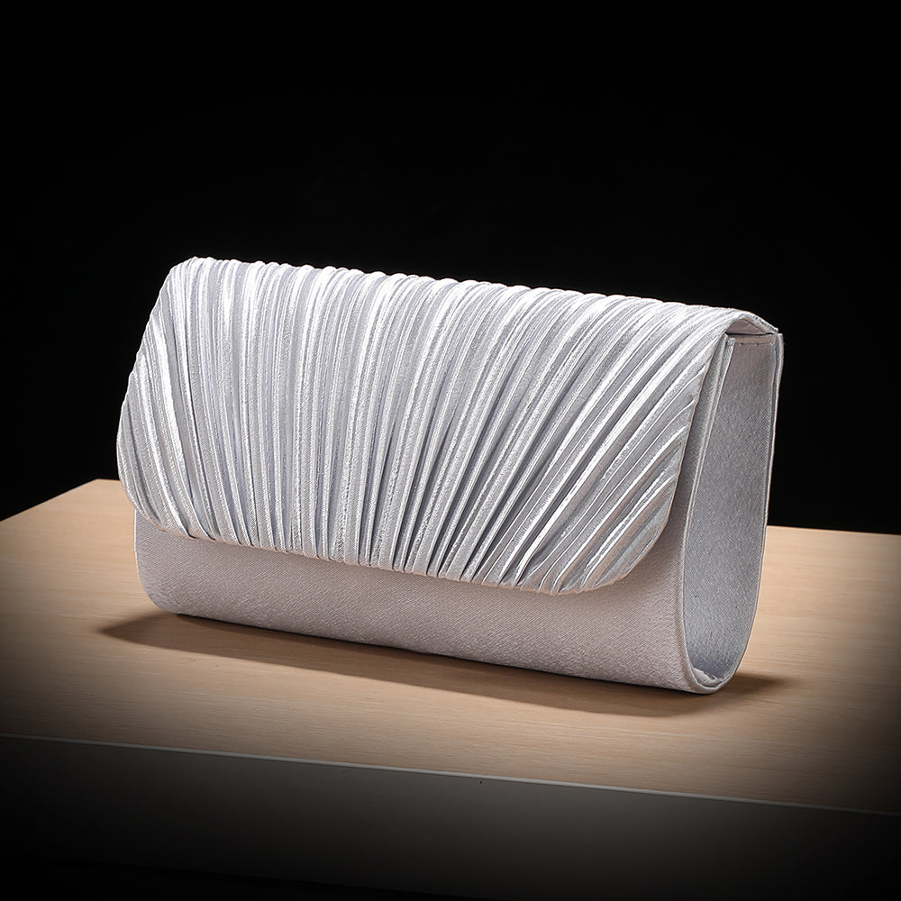 Geplooide Clutch – Elegant Dames Tasje