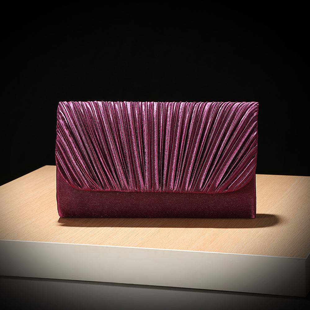 Geplooide Clutch – Elegant Dames Tasje