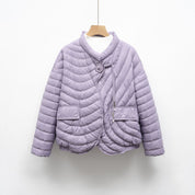 Trendy Gewatteerd - Asymmetrische Quilted Dames Jas