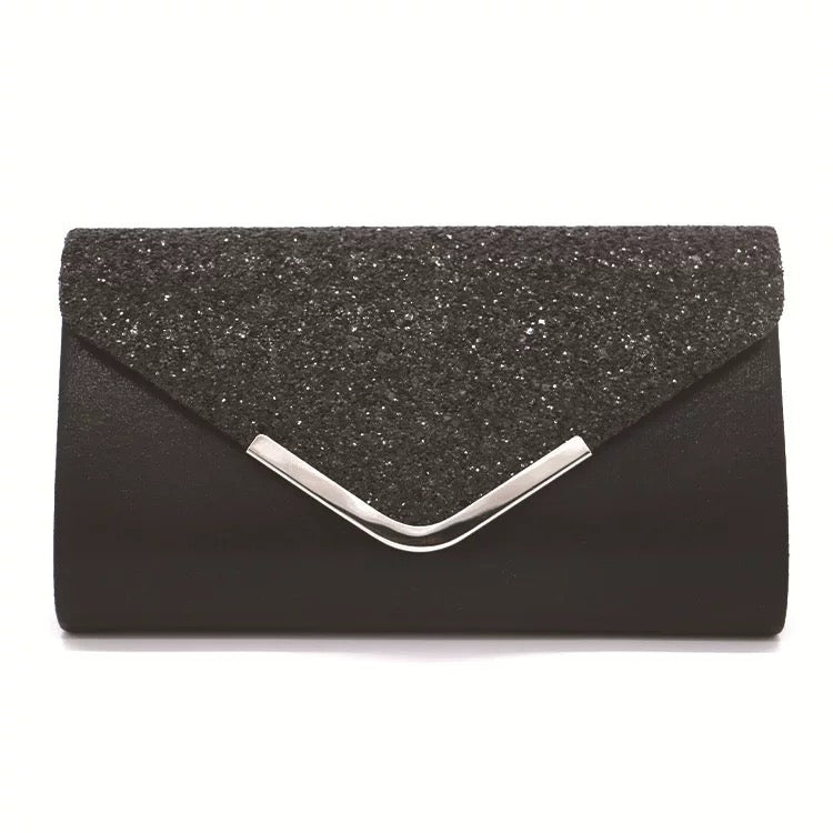 Luxe Glitter Clutch – Elegant Feesttasje