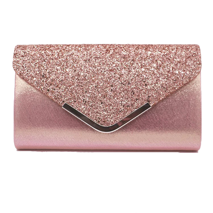 Luxe Glitter Clutch – Elegant Feesttasje