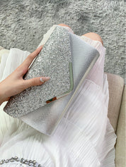 Luxe Glitter Clutch – Elegant Feesttasje