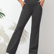 Dames Bootcut Yogabroek met Hoge Taille