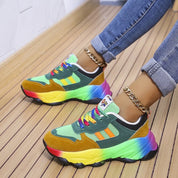 Gekleurde Sneakers voor Dames – Trendy Comfortabele Multicolor Sportsneakers