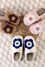 Pluche Bloemen Pantoffels Dames – Premium Kwaliteit