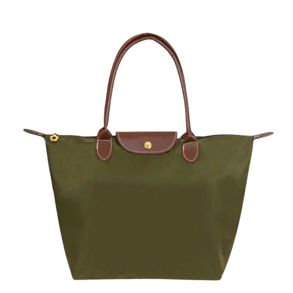 Dames Luxe Handtas met Leren Details – Grote Oxford Tas met Tijdloos Design