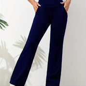 Dames Bootcut Yogabroek met Hoge Taille