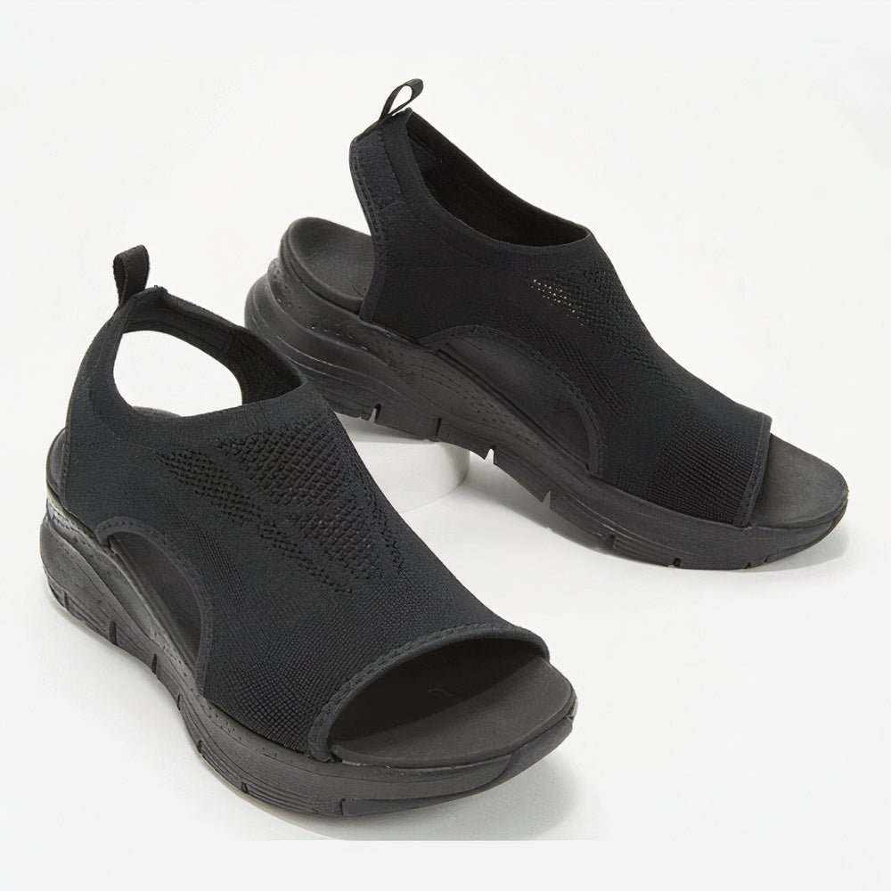 Gebreide Dames Sok-Sandalen met Platformzool - Comfort en Stijl