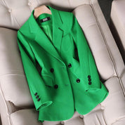 Dames Blazer met Dubbele Rij Knopen | Chique, Zakelijk