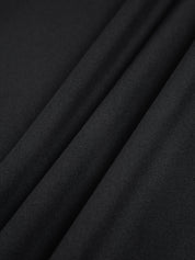 Dames Gestructureerde Wijde Pantalon met Plooien