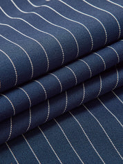 Pinstripe Wide-Leg Broek voor Dames – Elegante Hoog Taille Plooibroek met Streepprint