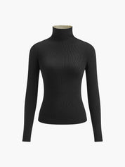 Contrast Top met voor Dames – Comfortabele Stijlvolle Knit Top met Sporty Details