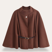 Stijlvolle Dames Cape van Wolmix – Elegant, Warm & Tijdloos