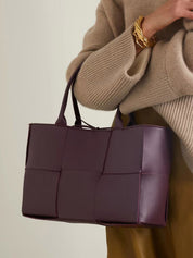 CALORA_ Cavalleri | Geweven Vegan Lederen Handtas