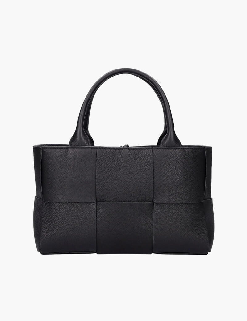 CALORA_ Cavalleri | Geweven Vegan Lederen Handtas