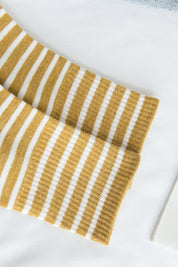 Klassieke Gestreepte Katoenen Crew Sokken