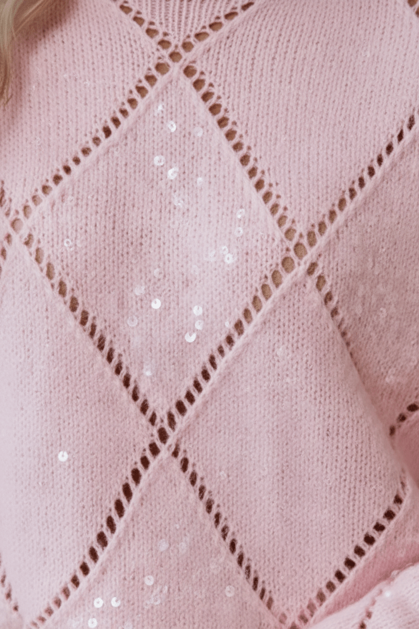 Christina | Winterpullover mit Rautenmuster 3