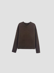 Fijn Gebreide Dames Trui – Olijfgroen, Relaxed Fit