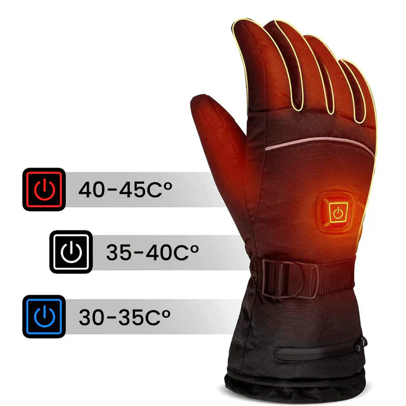 Elektrisch Verwarmde Handschoenen – Waterdichte Unisex Winterhandschoenen